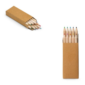 KIT COM 10 MINI LÁPIS DE COR