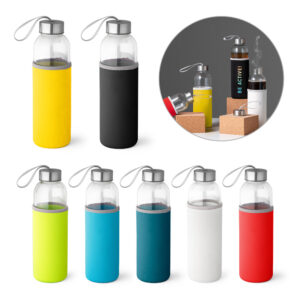 SQUEEZE 520ML EM VIDRO E AÇO INOX