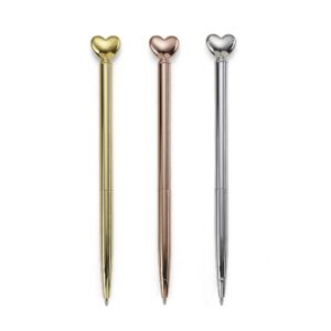 CANETA METAL CORAÇÃO