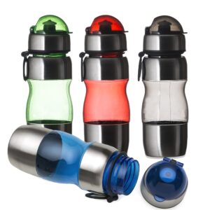 SQUEEZE DE METAL E PLÁSTICO 450 ML