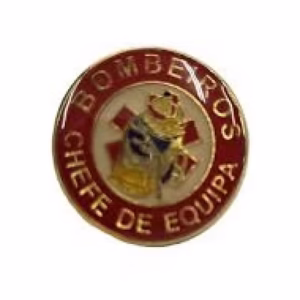 PIN REDONDO RESINADO DOURADO 1,5CM