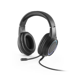 FONES DE OUVIDO PARA JOGOS COM MICROFONE DE ALTA QUALIDADE INCORPORADO COM LUZES