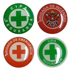 PIN REDONDO RESINADO PRATA 1,5CM
