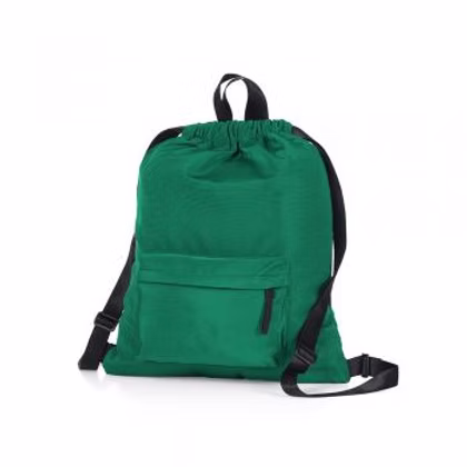 MOCHILA SACO EM POLIÉSTER E BOLSO FRONTAL