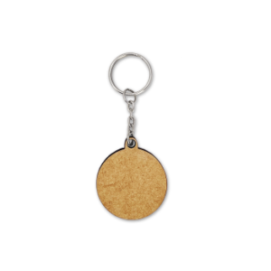 CHAVEIRO MDF CRÚ REDONDO 4CM - 3MM