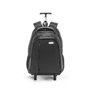 MOCHILA TROLLEY PARA NOTEBOOK (17') EM NYLON IMPERMEÁVEL COM RODAS