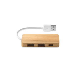HUB EM BAMBU COM 2 PORTAS