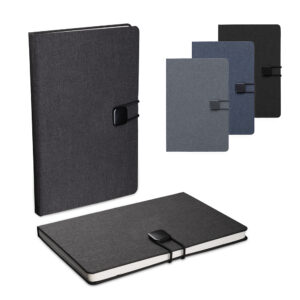 CADERNO A5 CAPA EM POLIÉSTER