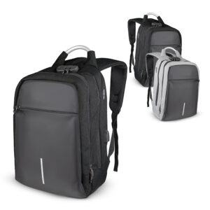 MOCHILA PARA NOTEBOOK EM POLIÉSTER E PU