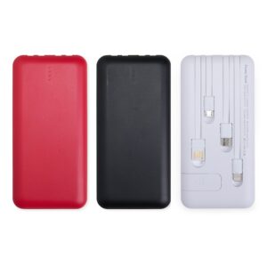 POWER BANK 10.000MAH COM LANTERNA E MULTISSAÍDAS
