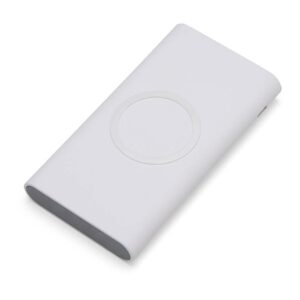 POWER BANK 8000MAH COM CARREGAMENTO VIA INDUÇÃO OU VIA CABO