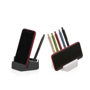 SUPORTE CELULAR COM PORTA CANETAS