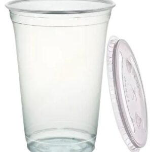 COPO PP LISO 500ML C/ TAMPA SEM FURO AÇAÍ SUCO