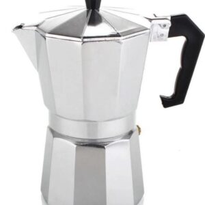 CAFETEIRA ITALIANA ALUMÍNIO POLIDO 6 DOSES