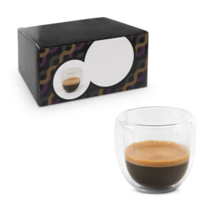 KIT CONJUNTO DE CAFÉ EM VIDRO