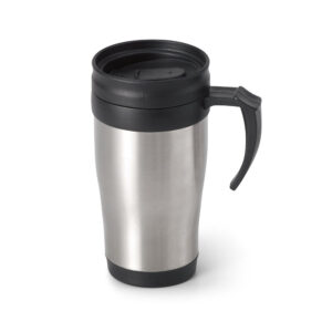 CANECA DE VIAGEM TÉRMICA AÇO INOX E PP PAREDE DUPLA 420ML
