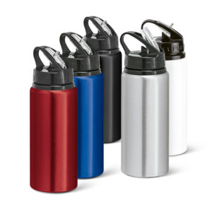 SQUEEZE EM ALUMÍNIO COM BICO CANUDO FLEXÍVEL 670ML