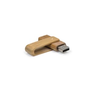 PEN DRIVE 4GB GIRATÓRIO BAMBU