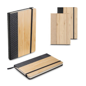 CADERNO A5 CAPA EM BAMBU
