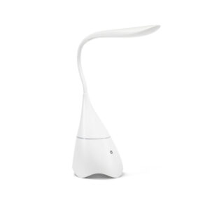 LUMINÁRIA DE MESA COM CAIXA DE SOM EM ABS