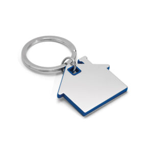 CHAVEIRO FORMATO DE CASA EM METAL E ABS