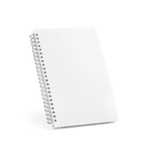 CADERNO A5 CAPA FLEXÍVEL EM PP E TRATAMENTO ANTIBACTERIANO