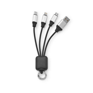 CABO USB CARREGAMENTO RÁPIDO 4 EM 1 EM PET 100% RECICLADO