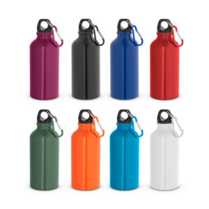 GARRAFA ESPORTIVA EM ALUMÍNIO COM ACABAMENTO BRILHANTE 400ML