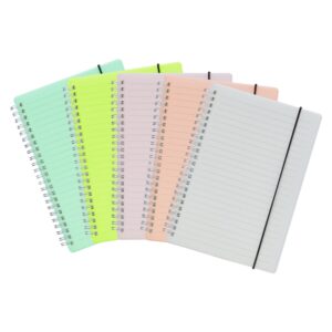 CADERNO A5 PLÁSTICO